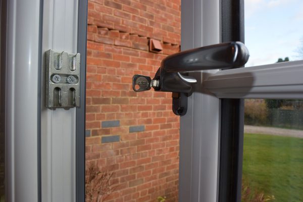 PVCu window handle hardware