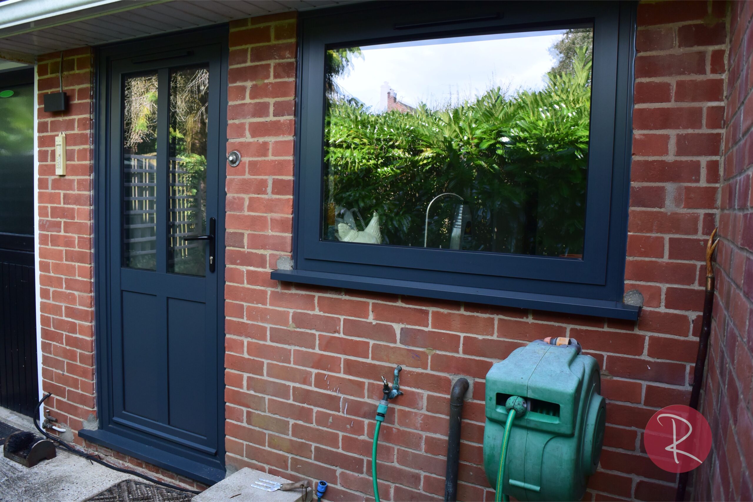 Secure aluminium residential doors