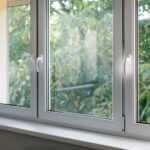 white upvc double glazed windows